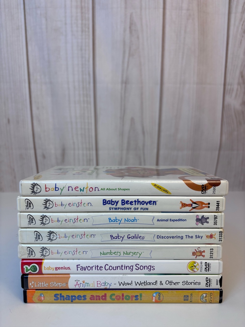 Lot of 8 Baby Einstein Newton Genius Blues Clues Vintage Nostalgia 2 Sealed DVDs